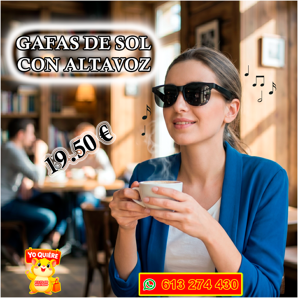 Gafas de Sol con Altavoz Bluetooth Integrado