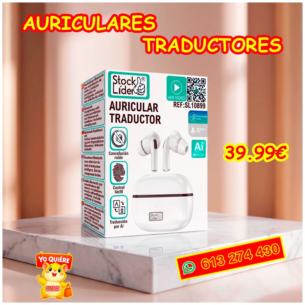 Auriculares Traductor Simultáneo en Tiempo Real