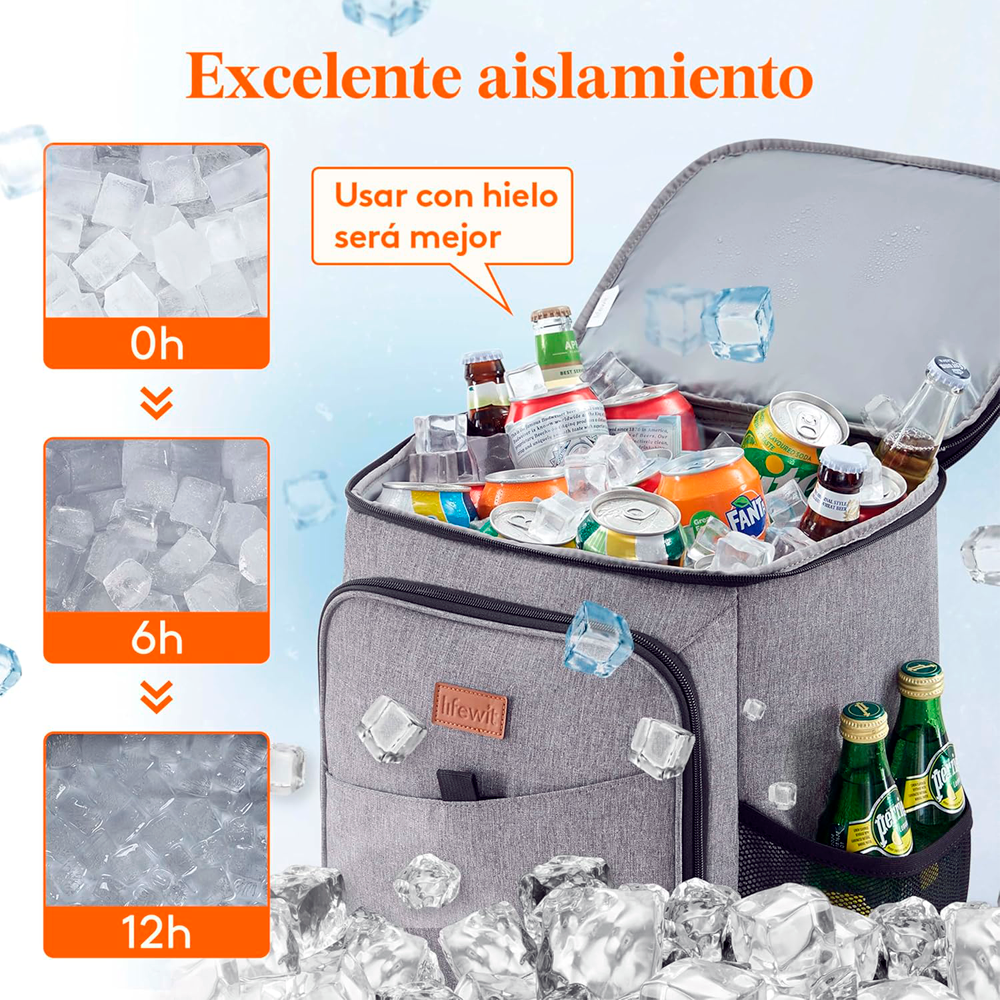 MOCHILA NEVERA ISOTÉRMICA LIFEWIT 26L