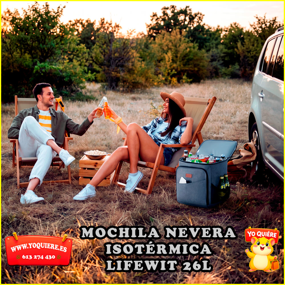 MOCHILA NEVERA ISOTÉRMICA LIFEWIT 26L