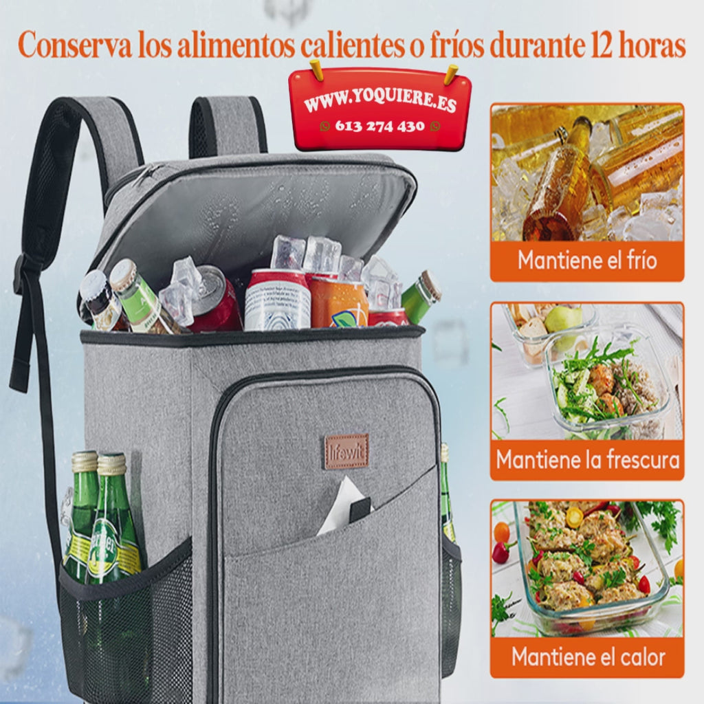 MOCHILA NEVERA ISOTÉRMICA LIFEWIT 26L